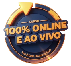 Curso 100% online e ao vivo